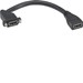Communicatietechniek adapter Tehalit Hager HDMI kabel 0,2 m GMDSHDMI